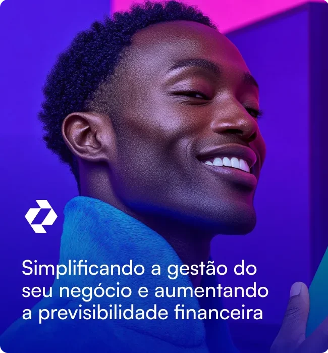 Key visual — Simplificando a gestão do seu negócio