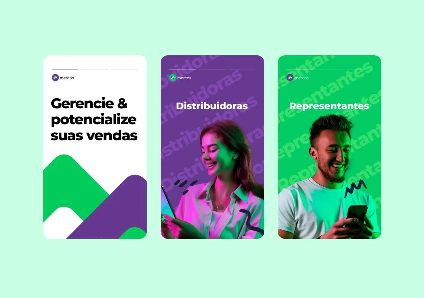 Stories da marca: Distribuidoras e Representantes