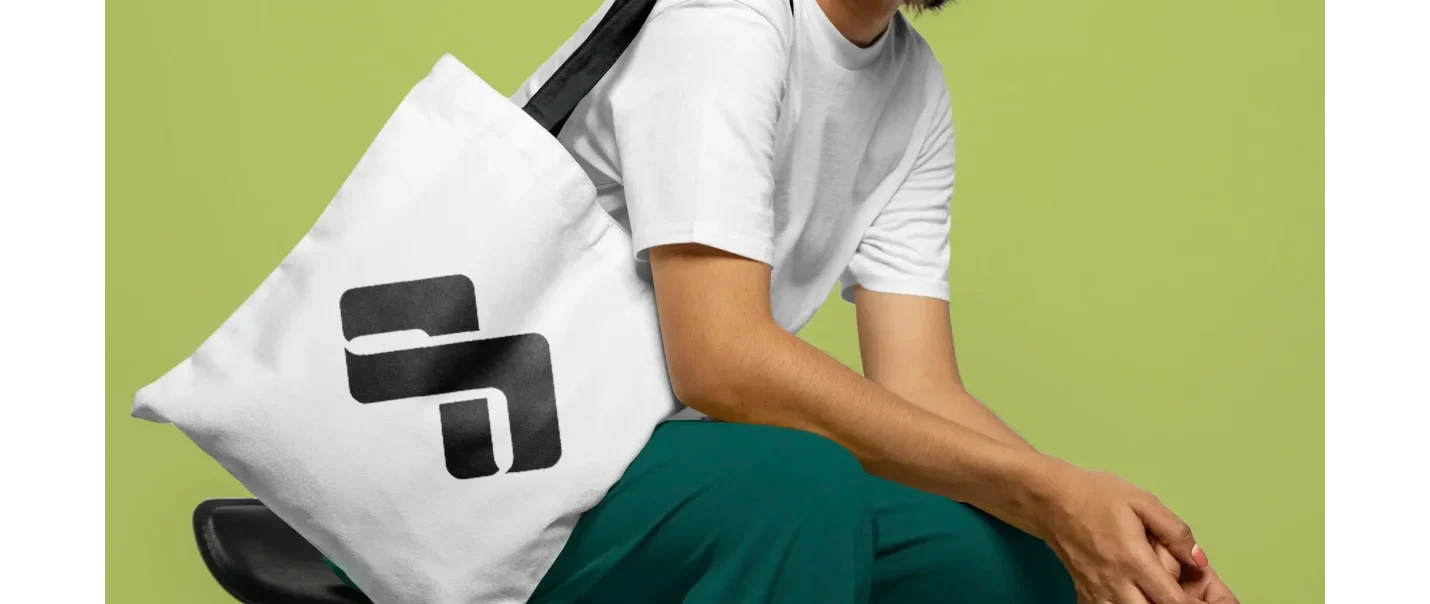 Tote bag com o símbolo Mercos